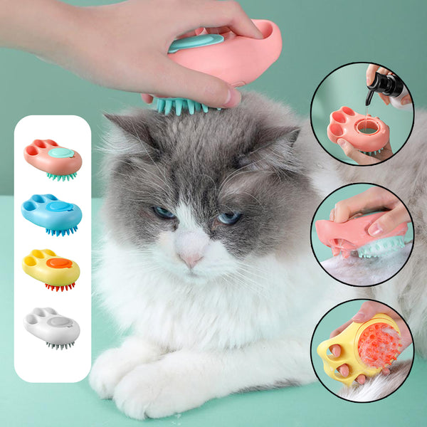 Soft Silicone Paw Cleaning & Grooming Brush for Pets