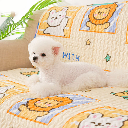 Soft Non-Skid Pet Bed Mat for Indoor Use